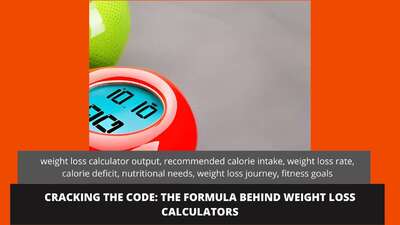 Cracking the Code: The Formula Behind Weight Loss Calculators