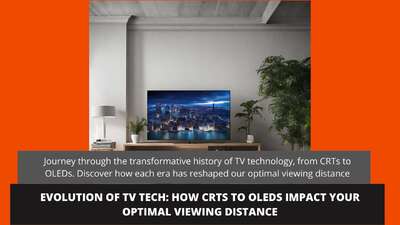 From Cathode Ray Tubes to OLED: How TV Technology Impacts Size-Distance Calculations