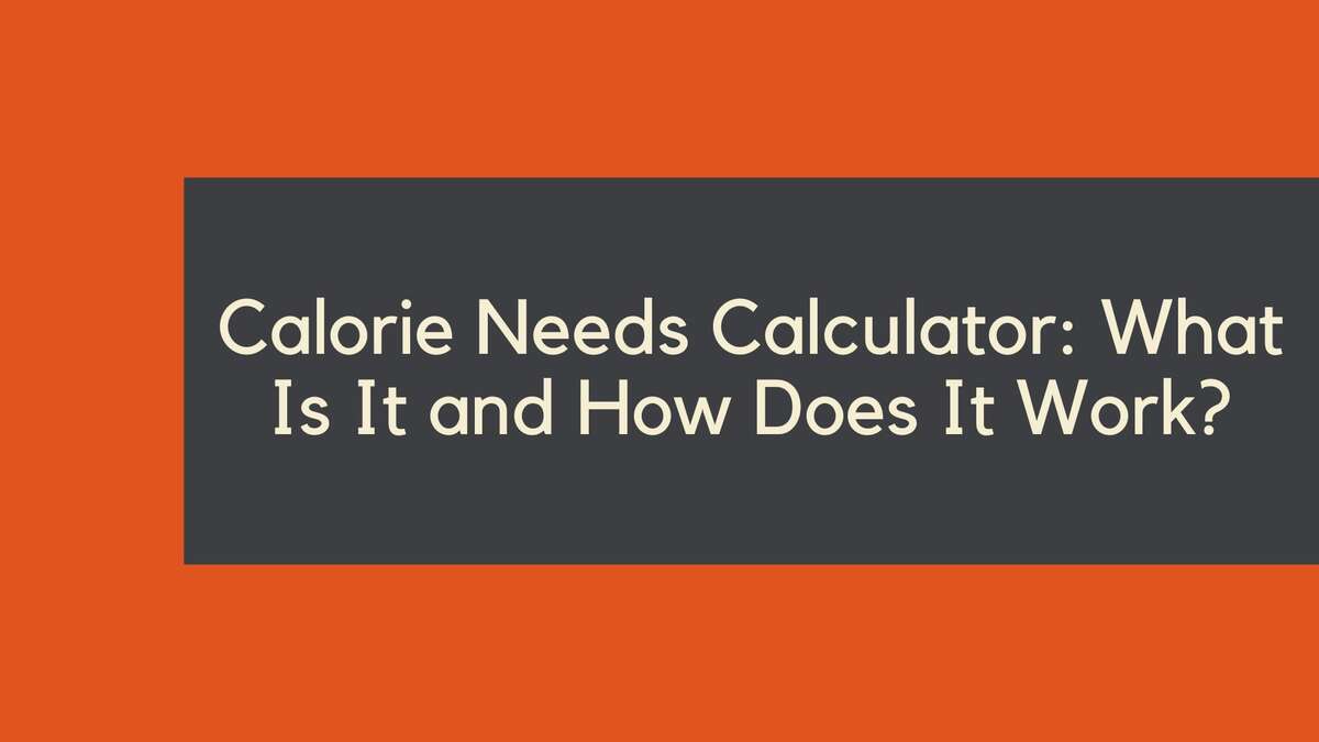 Calorie Needs Calculator: What Is It and How Does It Work?