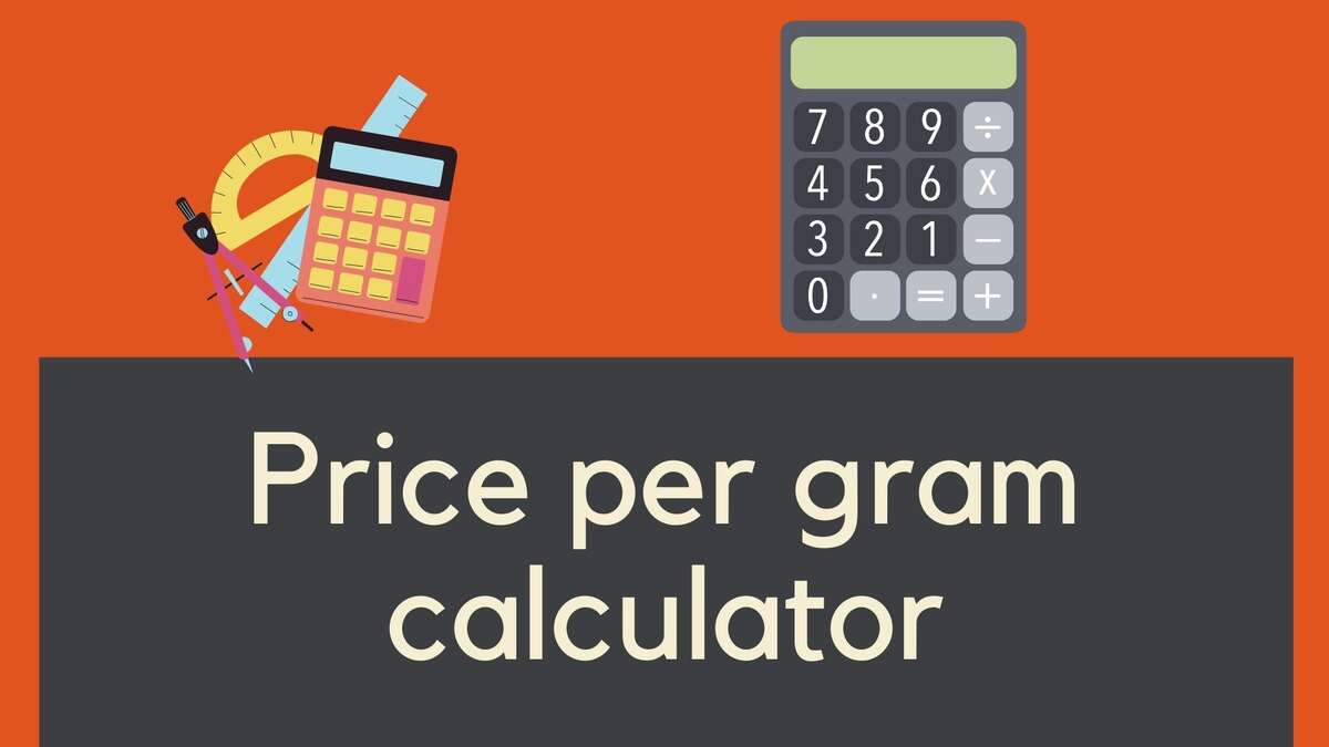 Price per gram calculator
