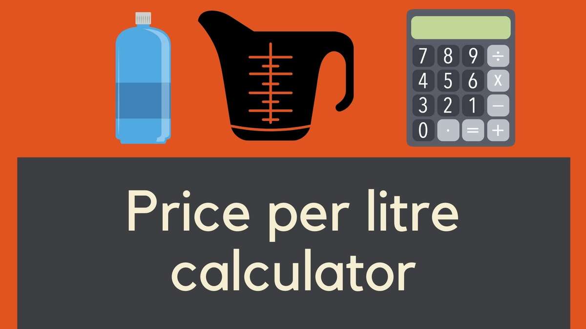 Price per litre calculator