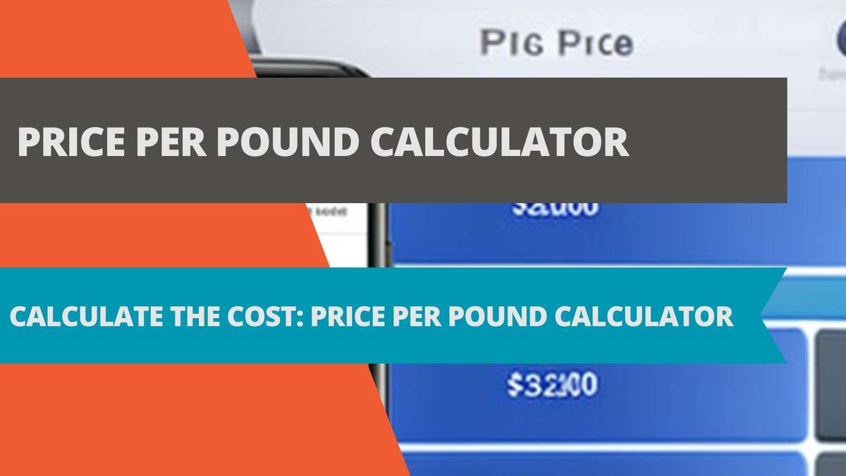 Price per pound calculator