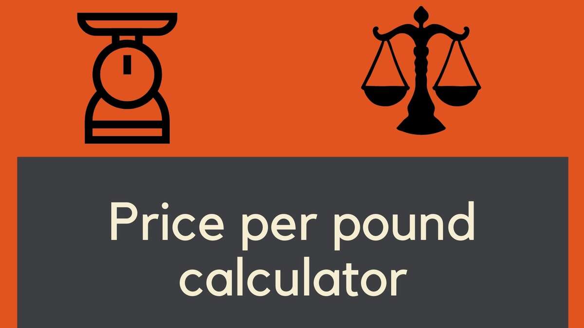 Price per pound calculator
