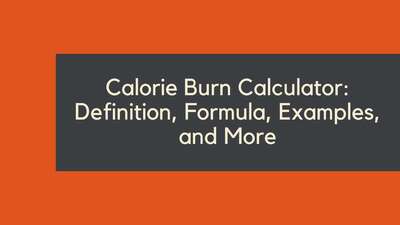 How to Calculate Calories Burned: A Comprehensive Guide | Calorie Burn Calculator