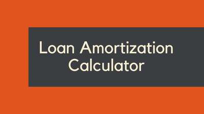 Loan Amortization Calculator