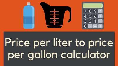 Price per liter to price per gallon calculator