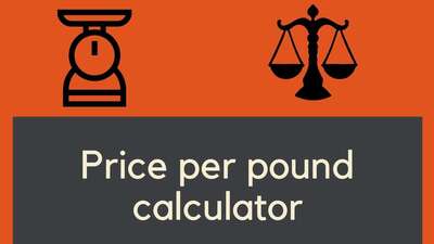 Price per pound calculator