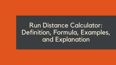 Run Distance Calculator: Calculate Your Running Distance with Ease