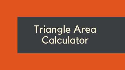 How to Calculate the Area of a Triangle Using its Base and Height