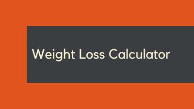 Weight Loss Calculator: Estimate Your Weight Loss Goal