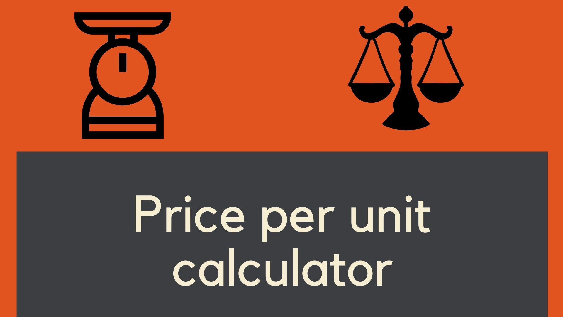 Price Per Unit Calculator