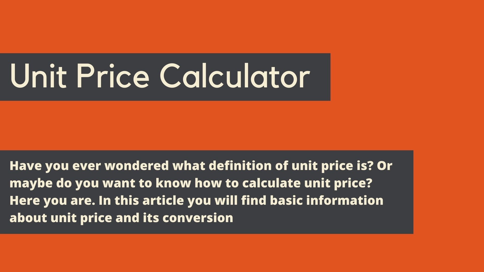 What Does Unit Price Mean In Superannuation